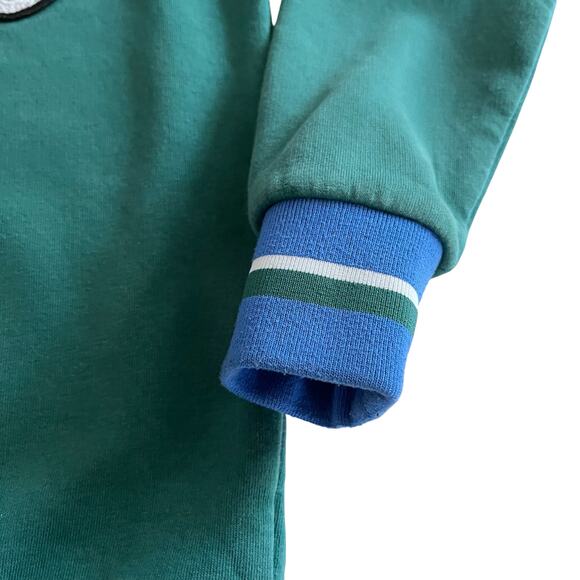 Colmar boys green patch applique sweatshirt size 8 - Picture 2 of 8